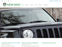 Tablet Screenshot of new-wayrentacar.com